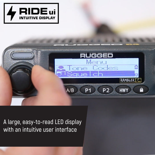 Radio Kit Lite - Rambler G4 GMRS Band Mobile Radio with Stealth Antenna