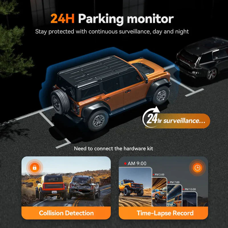 Load image into Gallery viewer, G900 TriPro 4K+2.5K+1080P 3 Channel Cabin Monitor Mirror Dash Cam
