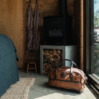 Load image into Gallery viewer, Bison Leather Weekender Duffel
