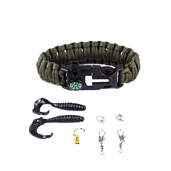 Load image into Gallery viewer, Paracord Survival Bracelet
