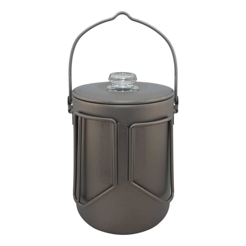 Load image into Gallery viewer, Titanium Coffee Percolator Taste Coffee, Not Metal · 1.5L · 6 Cups · 395g Ultralight
