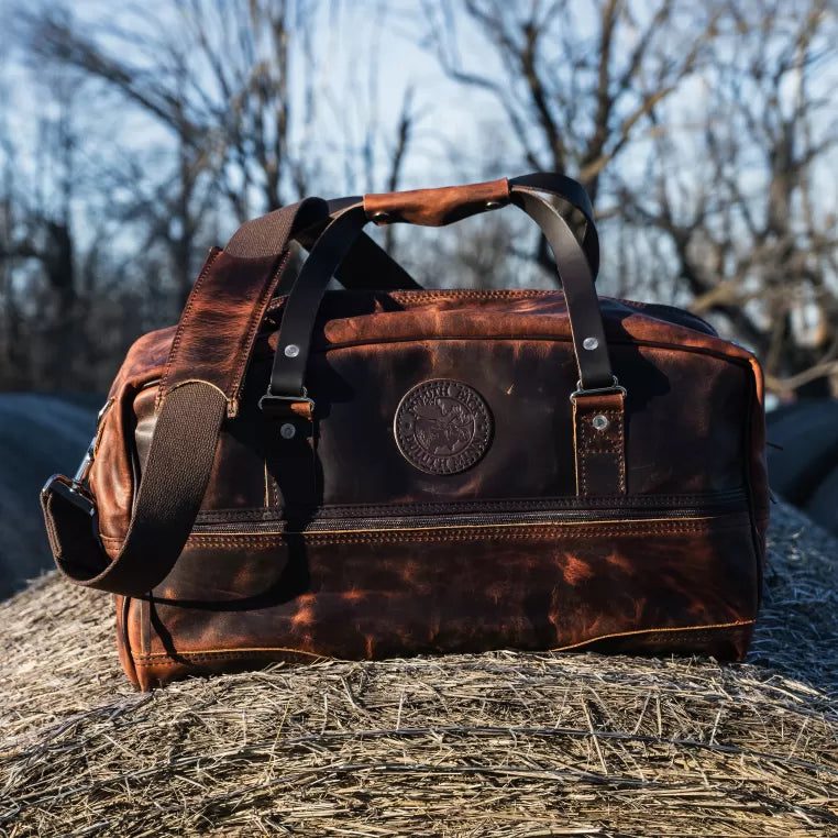 Load image into Gallery viewer, Heritage Leather Weekender Duffel
