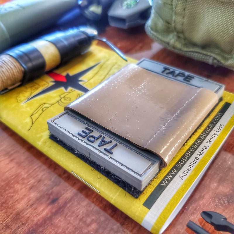 Load image into Gallery viewer, Duct Tape Dispenser Patch - EDC Duct Tape or Cordage on a Spool Morale Patch
