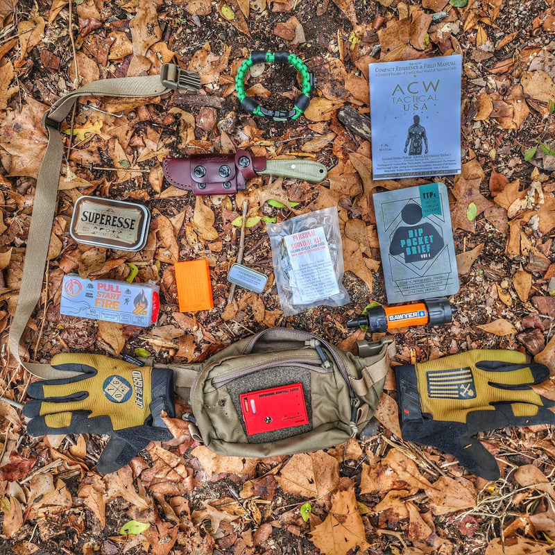 Load image into Gallery viewer, Camper Strap - Outdoor, Hike, &amp; Kayak ready Survival Fire Starter Paracord Bracelet.
