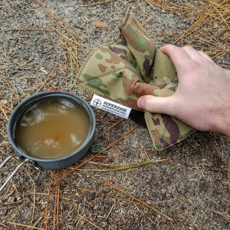 Load image into Gallery viewer, Filter Bandana - Water Pre-Filtration and Air-Contaminant Face Barrier.
