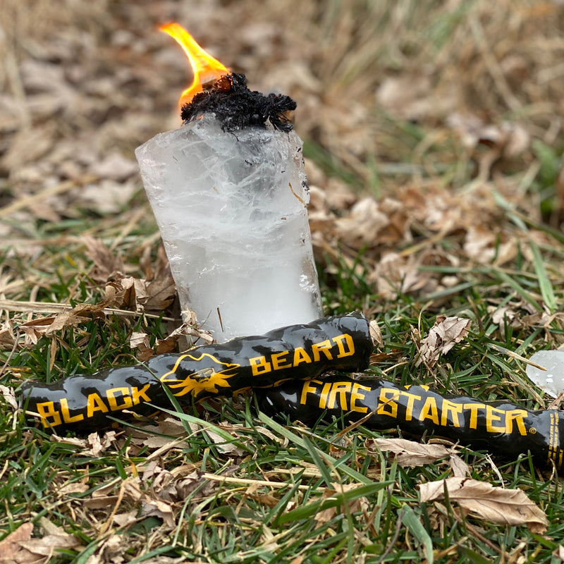 Load image into Gallery viewer, Black Beard Weather-Proof Firestarter

