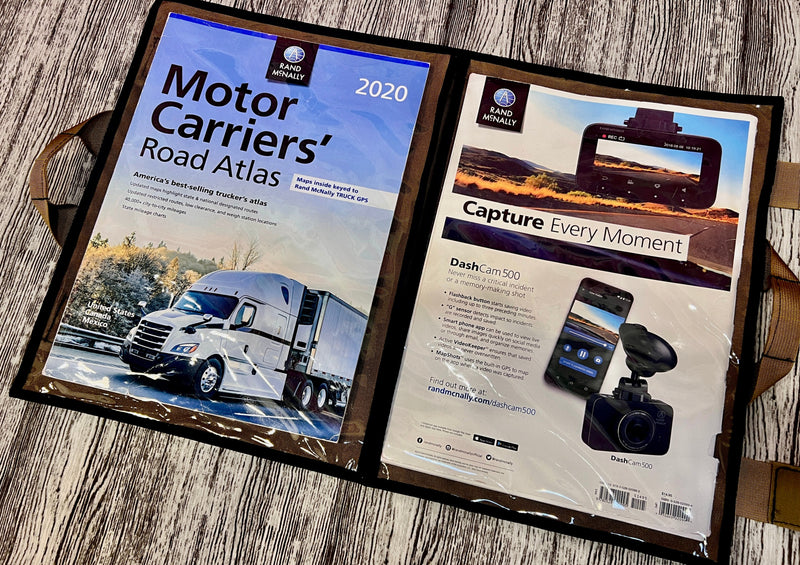 Load image into Gallery viewer, CLEAR Road Atlas - Map Pouch
