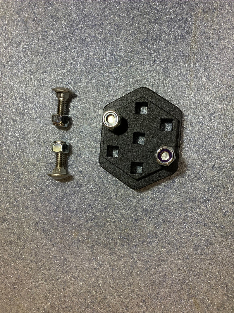 Load image into Gallery viewer, Adapt-a-panel 7 carriage bolt Grid Insert mount kit
