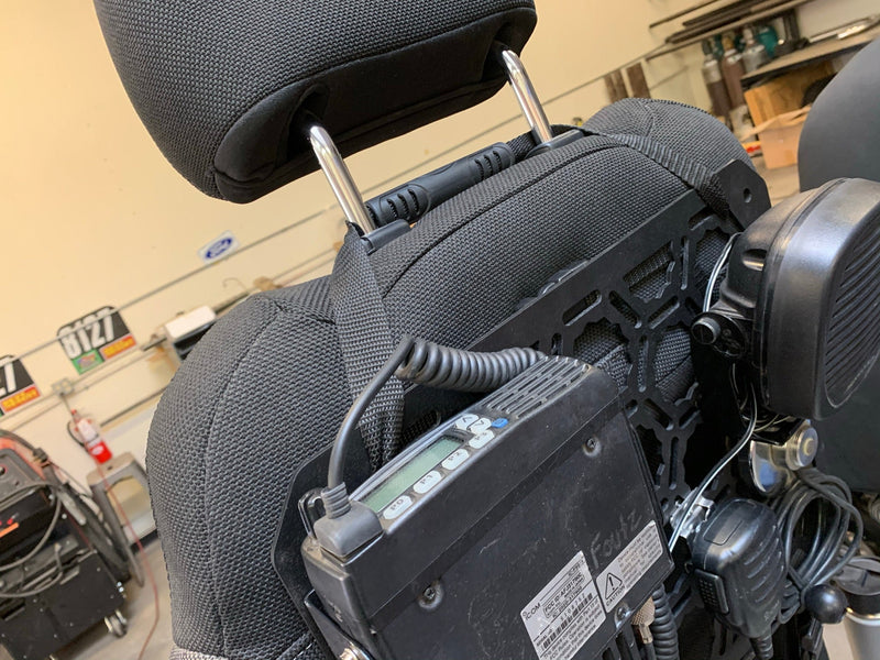 Load image into Gallery viewer, Communication Seat Back Panel Kit with Icom F5021 radio kit
