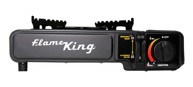 Load image into Gallery viewer, Flame King Portable Butane &amp; Propane Gas Stove with Single Burner
