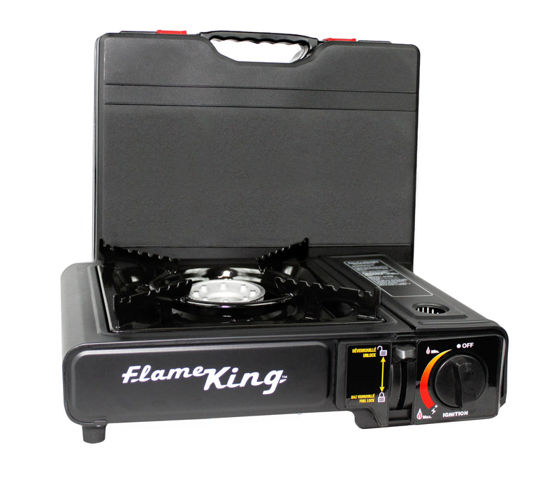 Load image into Gallery viewer, Flame King Portable Butane &amp; Propane Gas Stove with Single Burner
