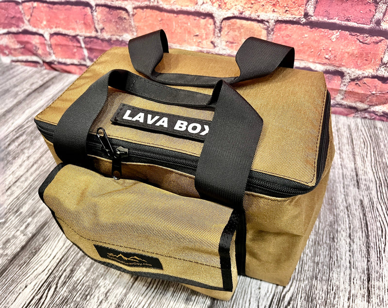 Load image into Gallery viewer, Deluxe Lava Box - FIRECAN PORTABLE FIRE PIT Carry Bag - IGNIK
