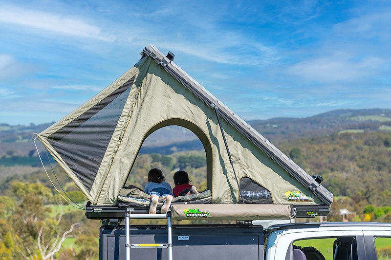 Load image into Gallery viewer, Ironman 4X4 SWIFT 1400 HARD SHELL ROOFTOP TENT
