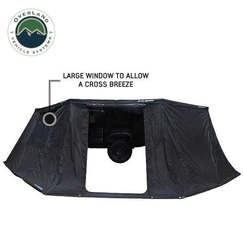 Load image into Gallery viewer, Overland Vehicle Systems XD Nomadic 270 - Awning  with Lights, Black
