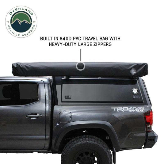 Overland Vehicle Systems XD Nomadic 270 - Awning  with Lights, Black