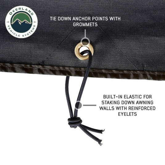 Overland Vehicle Systems XD NOMADIC 270- Passenger Side Awning Wall