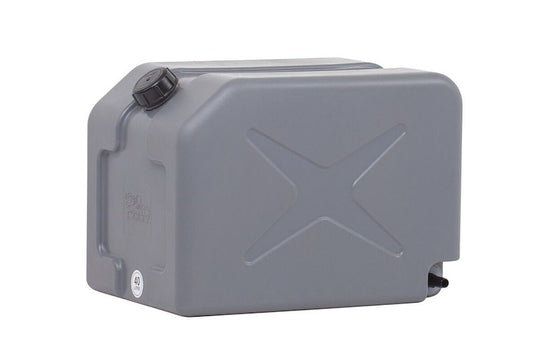 Ironman 2. 40L DOUBLE JERRY CAN WITH BARBED WATER OUTLET