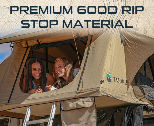 Load image into Gallery viewer, Overland Vehicle Systems TMBK 3 ROOF TOP TENT - TAN BASE
