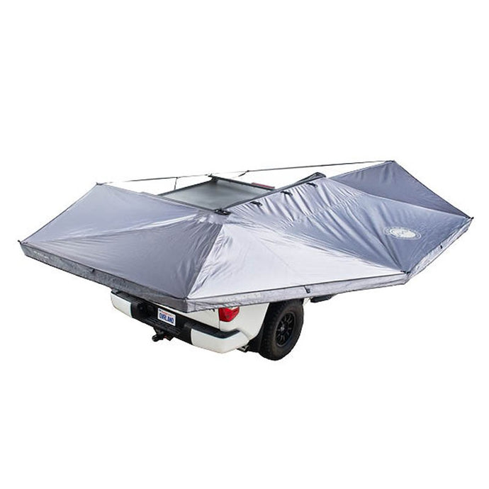 Overland Vehicle Systems XD Nomadic 270 Degree Awning w/Lights Gray Hex w/ Black Trim