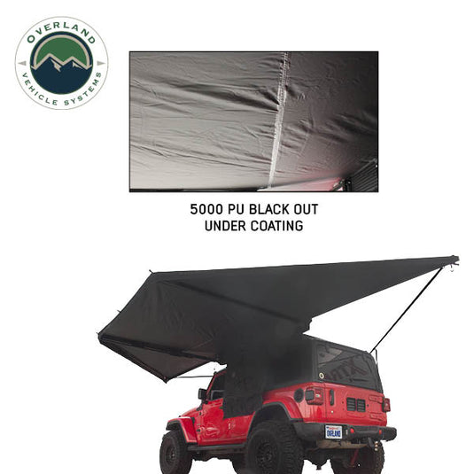 Overland Vehicle Systems XD NOMADIC 180 - AWNING  BLACK BODY