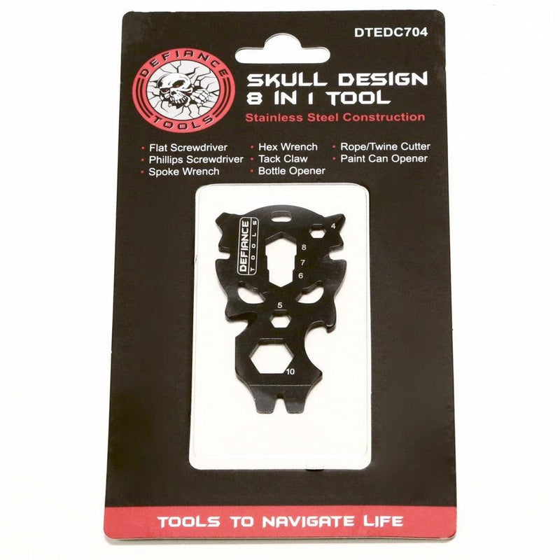 Load image into Gallery viewer, Skull Keychain EDC Tool - 8 in 1
