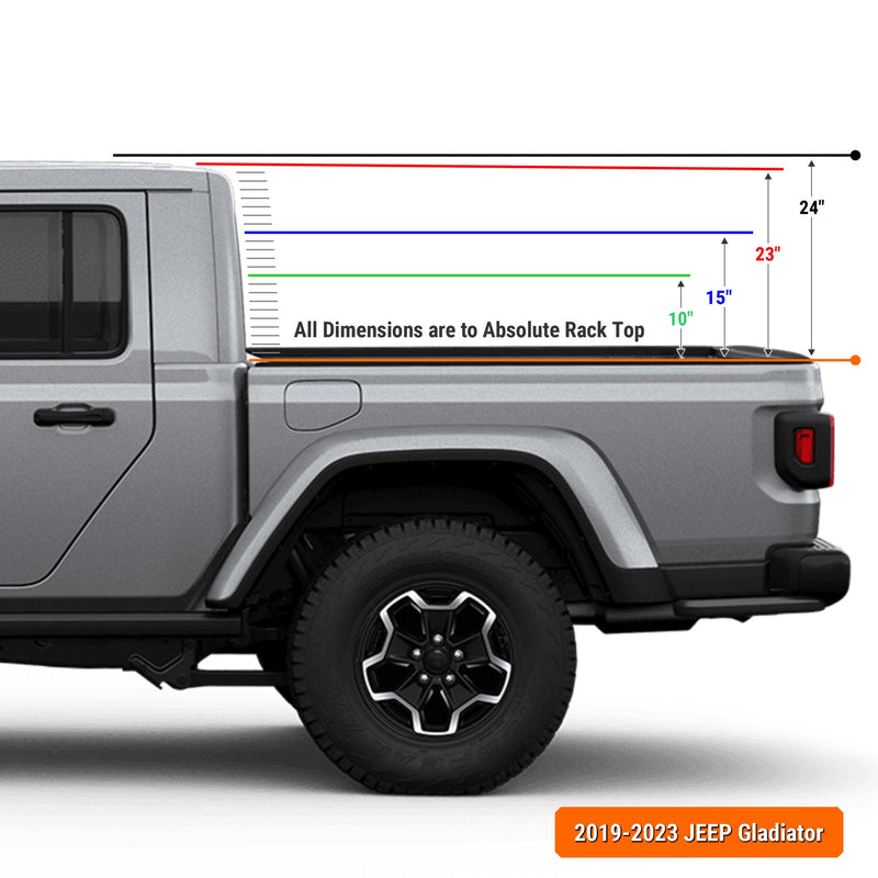 Load image into Gallery viewer, XTR3 Bed Rack for Jeep Gladiator
