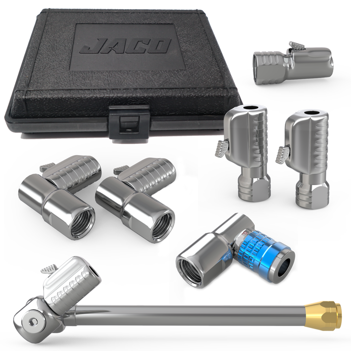 Lightning™ Tire Air Chuck Starter Kit - Patented | Open Flow, 1/4