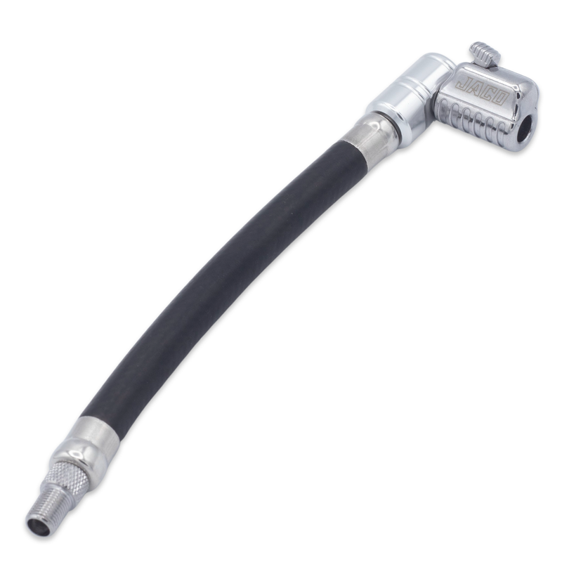 Load image into Gallery viewer, Lightning L2X Tire Inflator Hose Extension Self-Locking Nozzle | Patented Lock-on Air Hose Adapter for Tire Pumps (Open Flow)
