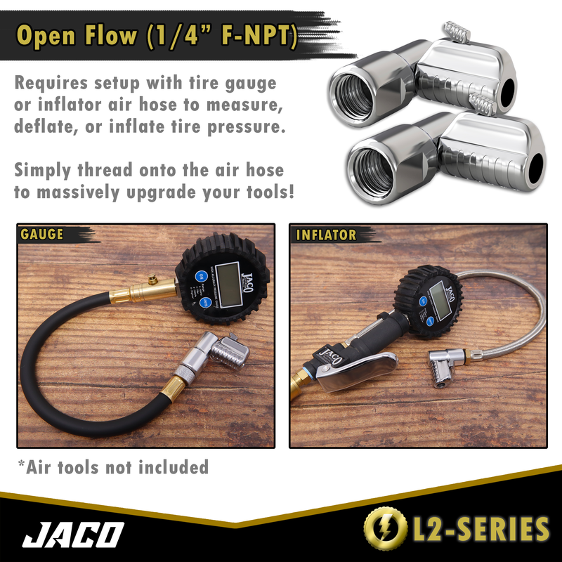 Load image into Gallery viewer, Lightning™ L2-Series Tire Air Chuck - 1/4&quot; F-NPT
