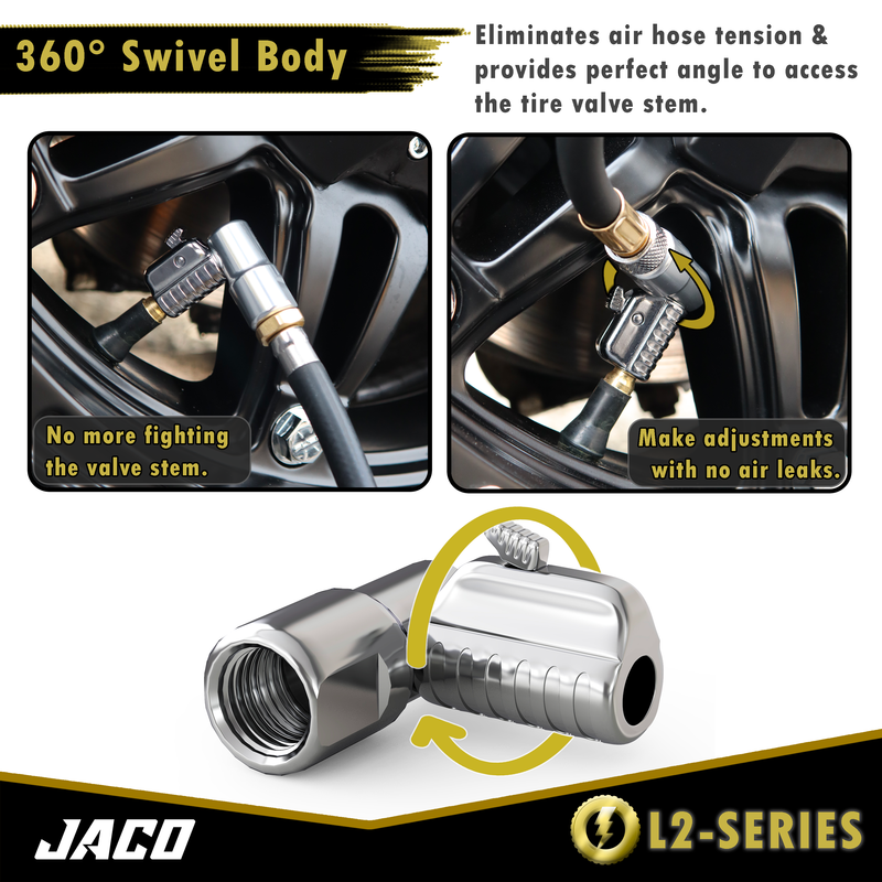 Load image into Gallery viewer, Lightning™ L2-Series Tire Air Chuck - 1/4&quot; F-NPT
