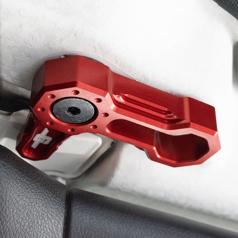 Load image into Gallery viewer, L-SHAPED ROOF LOCKS - JL/JT JEEP (Set of 6) RED
