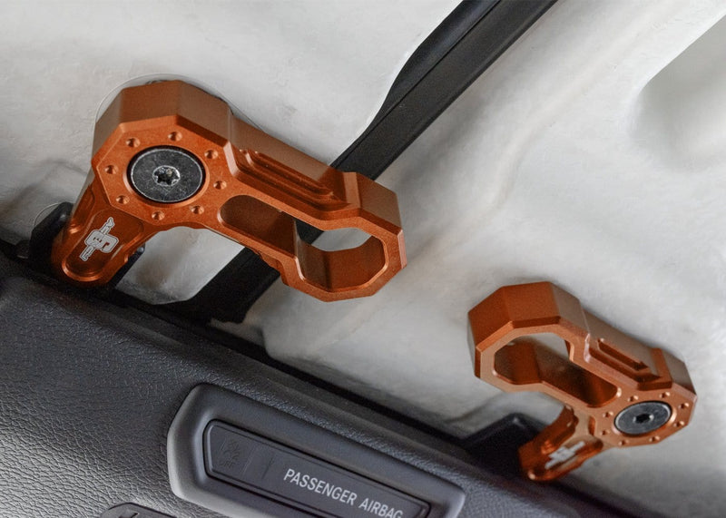 Load image into Gallery viewer, L-SHAPED ROOF LOCKS - JL/JT JEEP (Set of 6) ORANGE
