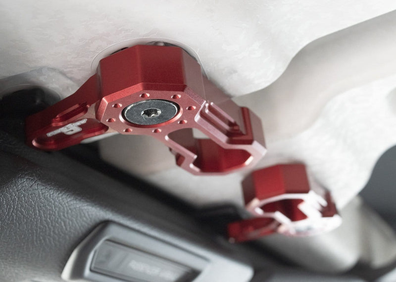 Load image into Gallery viewer, L-SHAPED ROOF LOCKS - JL/JT JEEP (Set of 6) RED
