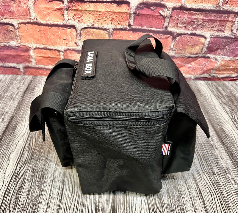 Load image into Gallery viewer, Deluxe Lava Box - FIRECAN PORTABLE FIRE PIT Carry Bag - IGNIK
