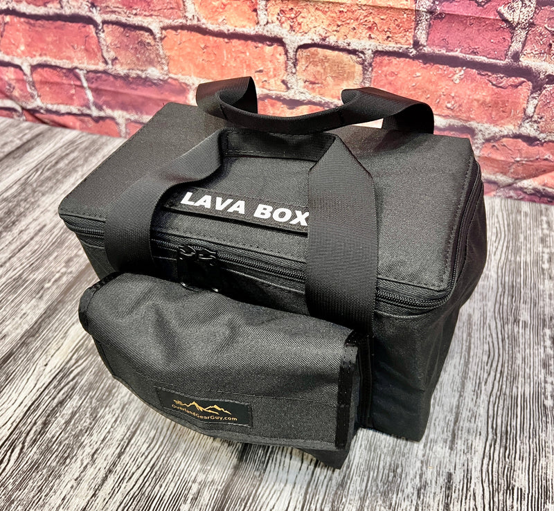 Load image into Gallery viewer, Deluxe Lava Box - FIRECAN PORTABLE FIRE PIT Carry Bag - IGNIK
