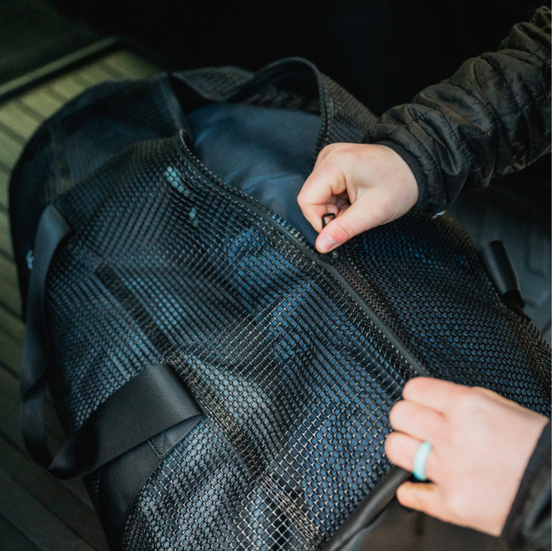 Load image into Gallery viewer, Mesh Gear Duffel
