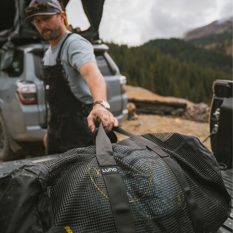 Load image into Gallery viewer, Mesh Gear Duffel
