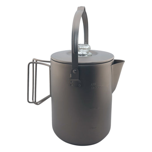 Titanium Coffee Percolator Taste Coffee, Not Metal · 1.5L · 6 Cups · 395g Ultralight