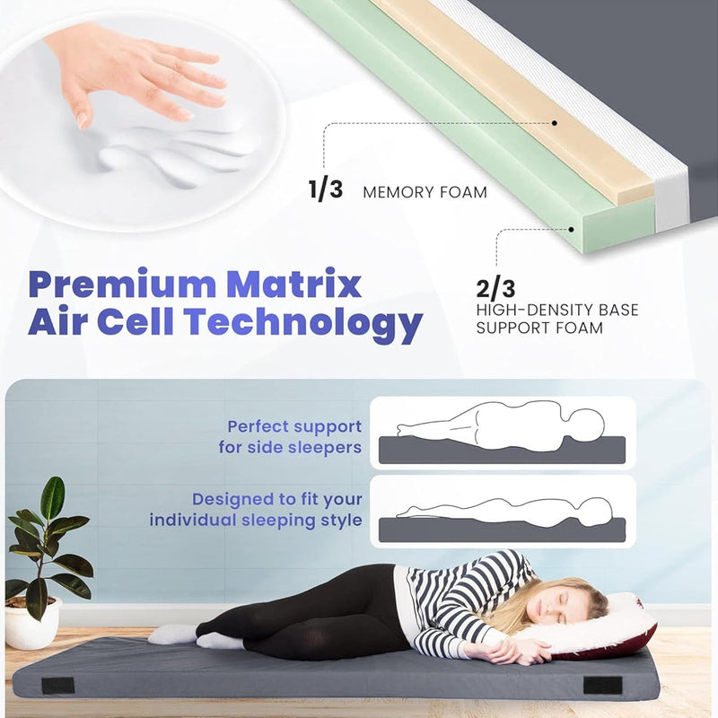 Load image into Gallery viewer, Matrix Air-Cell Memory Foam Camping Mattress
