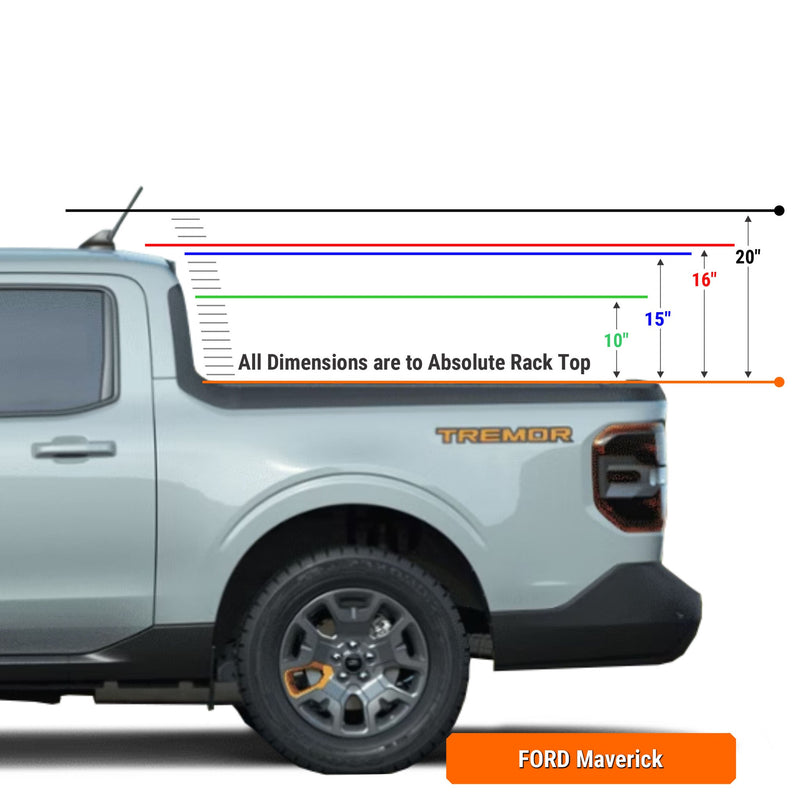 Load image into Gallery viewer, XTR1 Bed Rack for Retrax XR Cover - Ford Maverick
