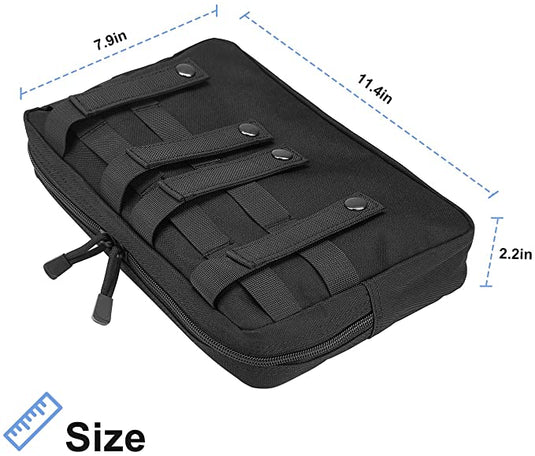 MOLLE Pouch Horizontal Multi-Purpose Utility Bag -Black
