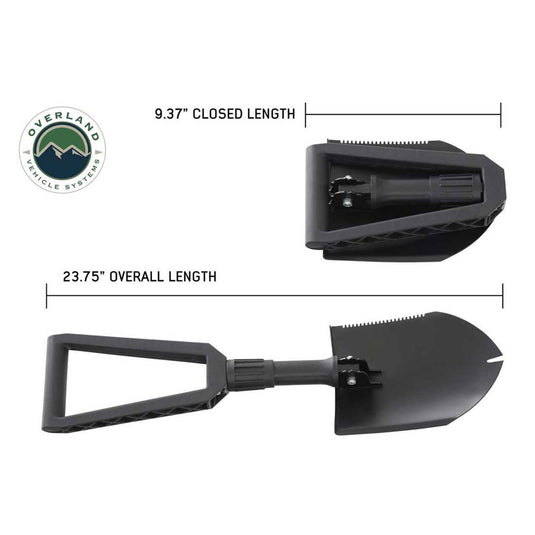 Multi Functional Military Style Utility Shovel with Nylon Carrying Case