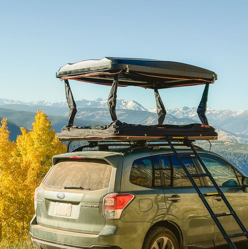 Load image into Gallery viewer, Overland Junction Golden Roof Top Tent
