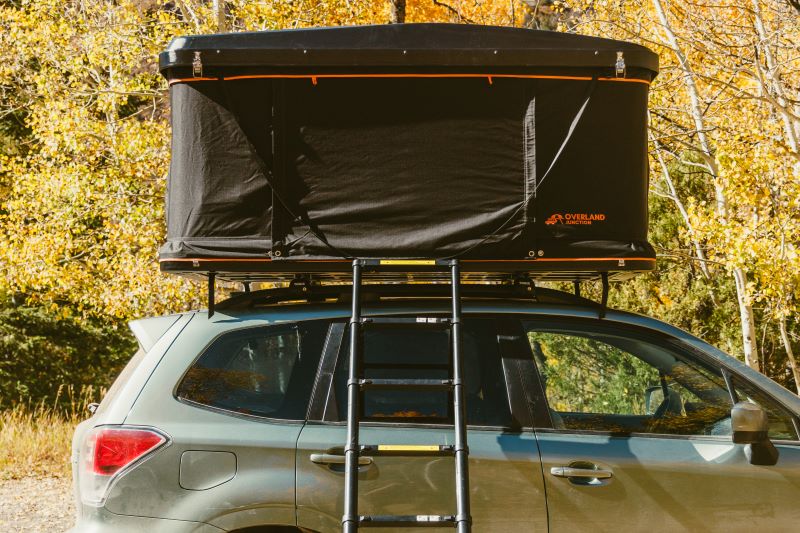 Load image into Gallery viewer, Overland Junction Golden Roof Top Tent

