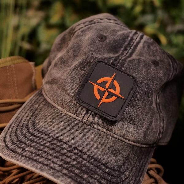 Load image into Gallery viewer, Survival Compass Patch: Orange
