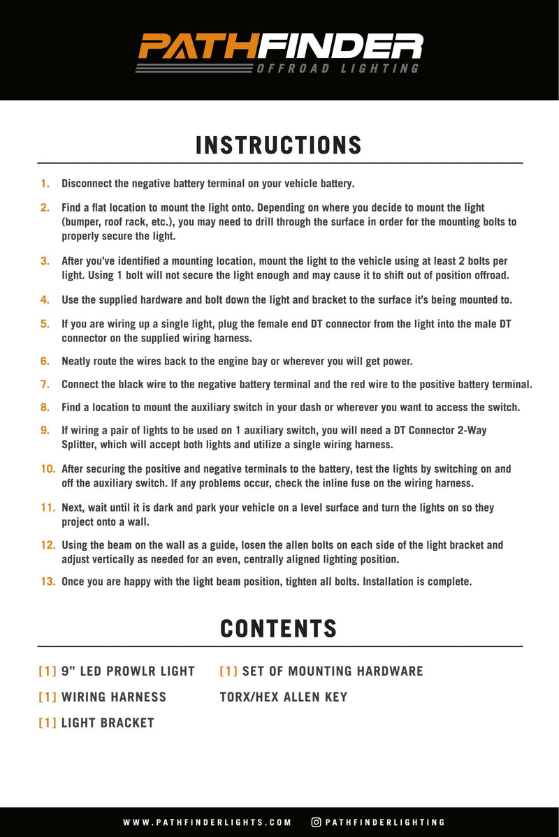 Load image into Gallery viewer, PROWLR 9&quot; LED Driving Light [TRUE AMBER]
