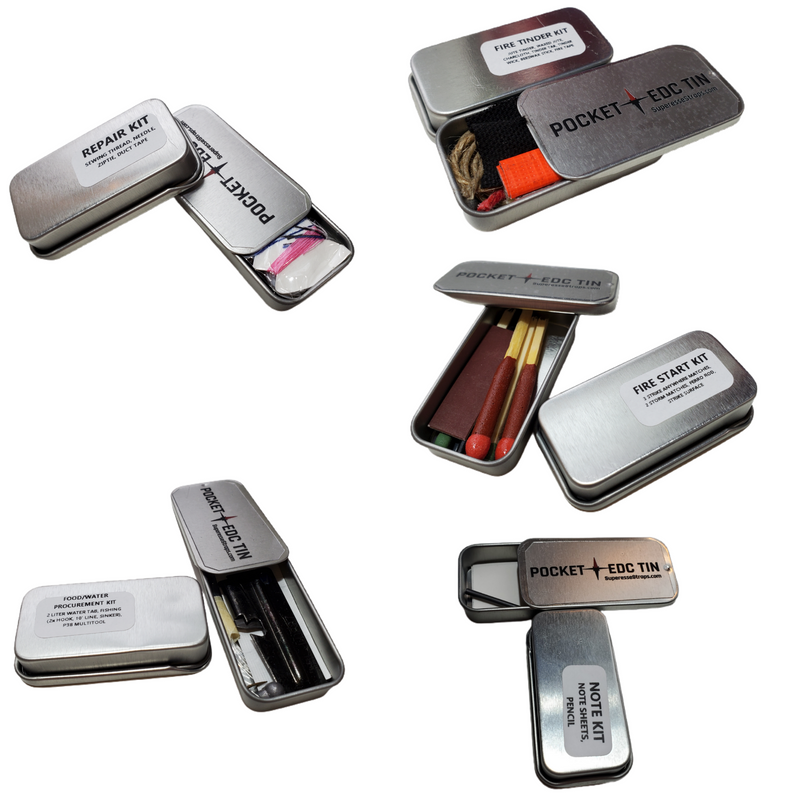 Load image into Gallery viewer, EDC Pocket Tin - Compartmentalized Survival Kits
