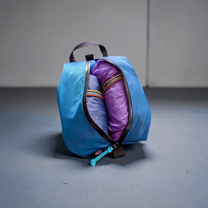 Load image into Gallery viewer, Premium Ultralight Nylon Ditty Bags with Grab Handles, Toiletry Kits for Backpacking, Hiking &amp; EDC – Expandable Gear Bag for Trail and Travel
