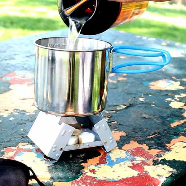 Load image into Gallery viewer, Pocket Stove with Smokeless Fuel Tablets

