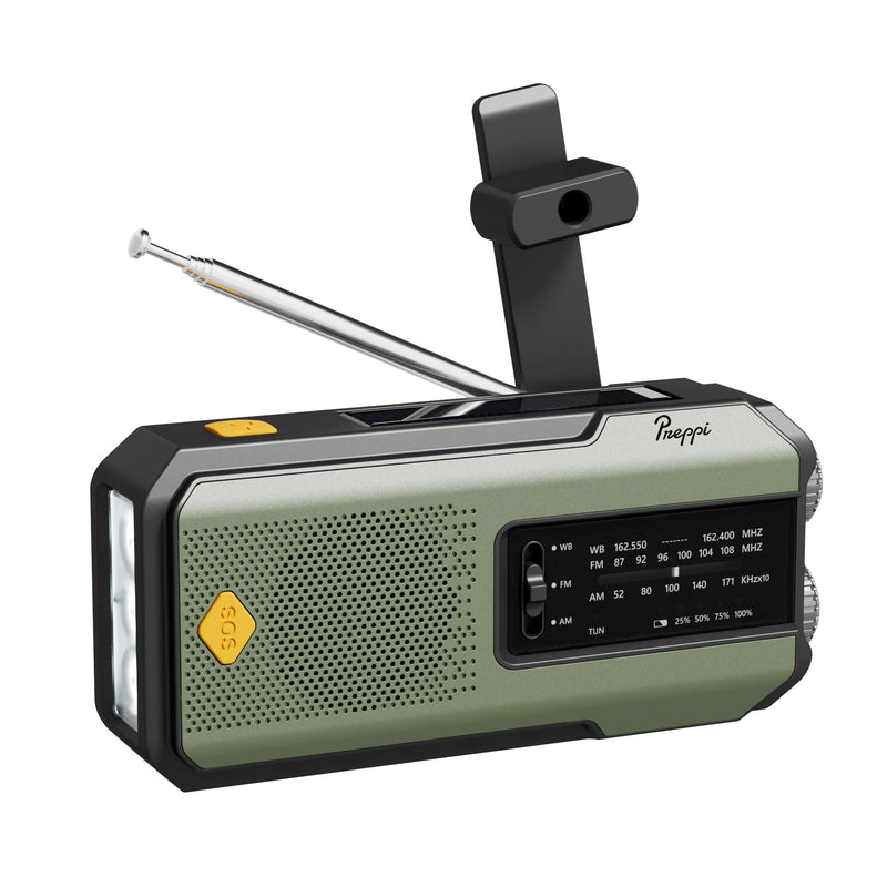 Load image into Gallery viewer, Preppi Solar Phone Charger &amp; Emergency Radio
